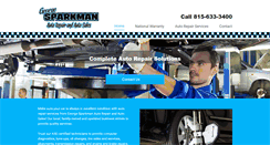 Desktop Screenshot of georgesparkmanautorepair.com